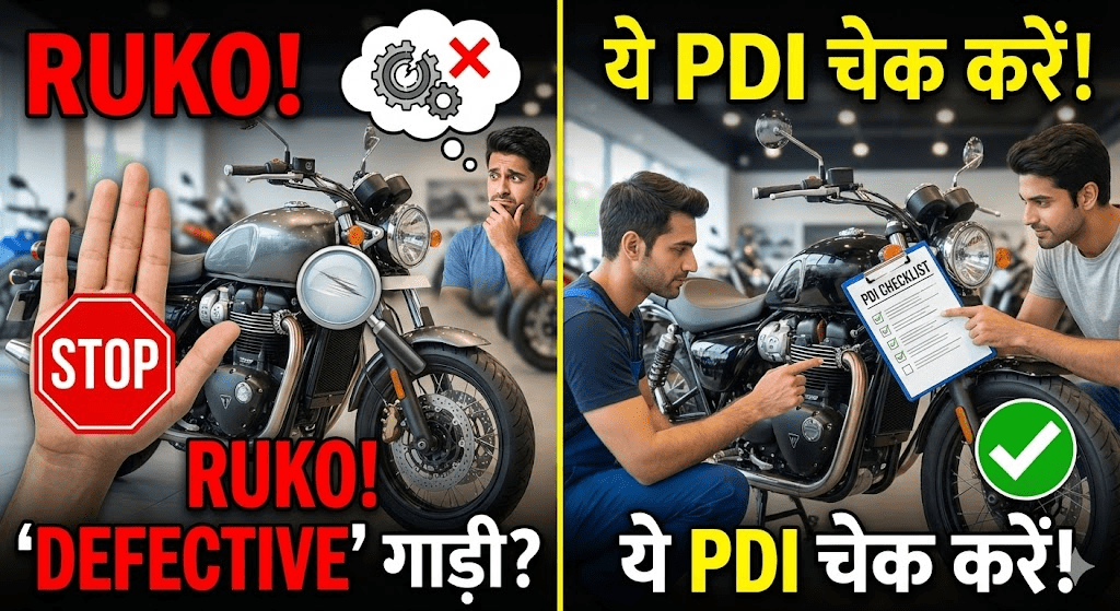 नई बाइक की डिलीवरी लेने से पहले रुकें