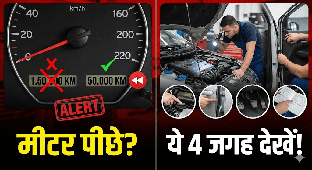 पुरानी कार: मीटर पीछे किया है या एक्सीडेंट हुआ है?